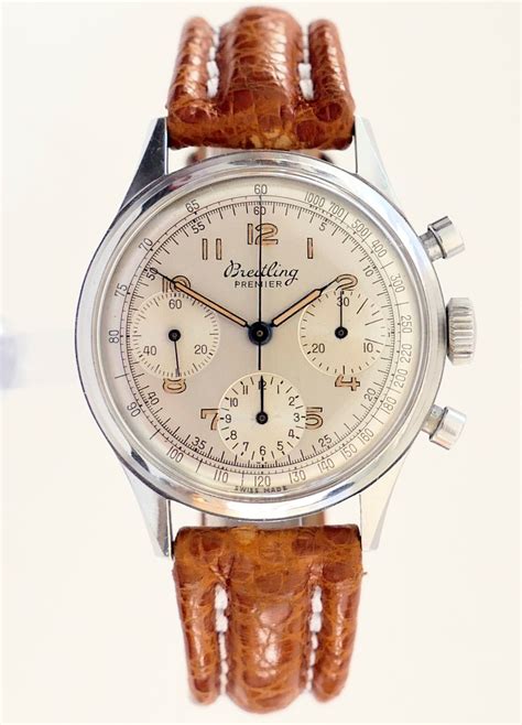 breitling vintage 34mm chronograph|vintage breitling chronograph models.